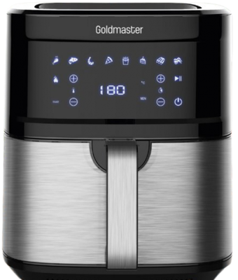 Goldmaster Smarty Cook GM-7486 Airfryer 7 lt Tek Hazneli Yağsız Sıcak Hava Fritözü Gümüş
