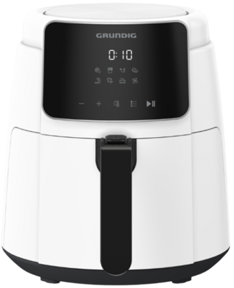 Grundig FRA 424401 Airfryer 3.9 lt Tek Hazneli Yağsız Sıcak Hava Fritözü Beyaz