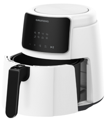 Grundig FRA 424401 Airfryer 3.9 lt Tek Hazneli Yağsız Sıcak Hava Fritözü Beyaz