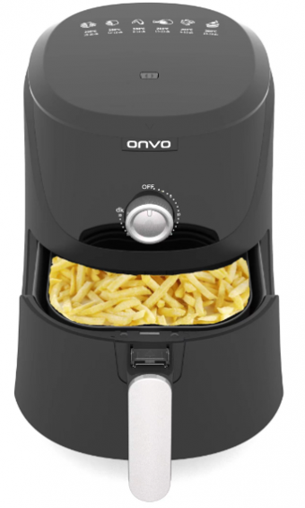 Onvo OVFRY05 Airfryer 3.5 lt Tek Hazneli Yağsız Sıcak Hava Fritözü Siyah