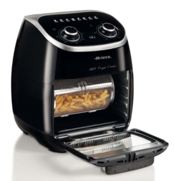 Ariete Airy 4619 (00C461900AR0) Airfryer 11 lt Tek Hazneli Izgara Yapan Yağsız Sıcak Hava Fritözü Siyah