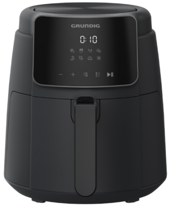 Grundig FRA 424440 Airfryer 3.9 lt Tek Hazneli Yağsız Sıcak Hava Fritözü Siyah