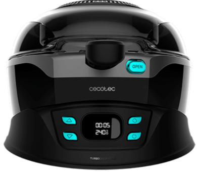 Cecotec TurboCecoFry Turbo 4D (03055) Airfryer 3 lt Tek Hazneli Izgara Yapan Yağsız Sıcak Hava Fritözü Siyah