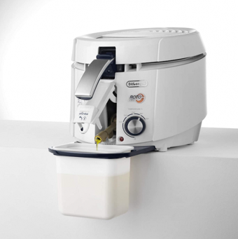 DeLonghi F38436 1.5 lt Tek Hazneli Yağlı Fritöz Beyaz