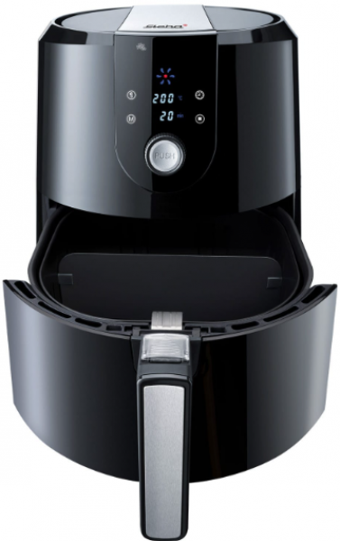 Steba HF 5000 Airfryer 5.2 lt Tek Hazneli Izgara Yapan Yağsız Sıcak Hava Fritözü Siyah