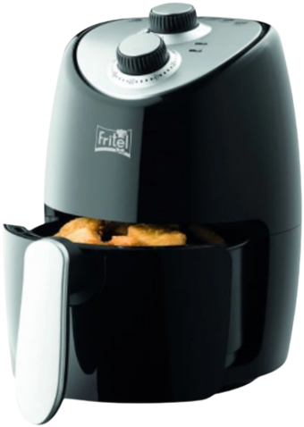 Fritel 4202 My Snacktastic Airfryer 2 lt Tek Hazneli Izgara Yapan Sıcak Hava Fritözü Siyah