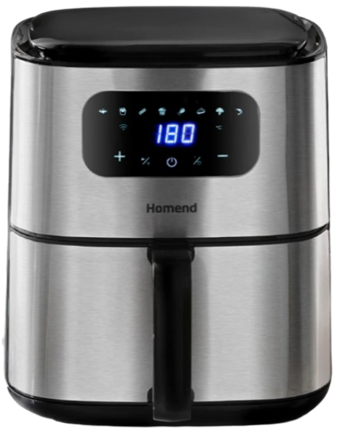 Homend Airfrday 2303H (700.01.01.0428) Airfryer 4.2 lt Tek Hazneli Yağsız Sıcak Hava Fritözü Inox