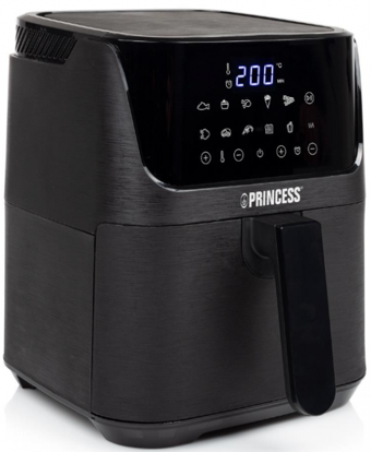 Princess 182024 Airfryer 3.5 lt Tek Hazneli Yağsız Sıcak Hava Fritözü Siyah
