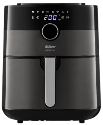 Arzum Airtasty XL AR2074-G Airfryer 6 lt Tek Hazneli Yağsız Sıcak Hava Fritözü Gümüş