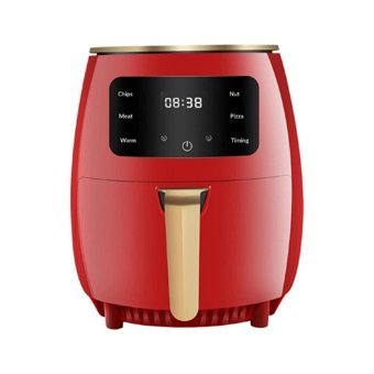 Silver Crest XXL RM-529 Airfryer 4.5 lt Tek Hazneli Yağsız Sıcak Hava Fritözü Kırmızı