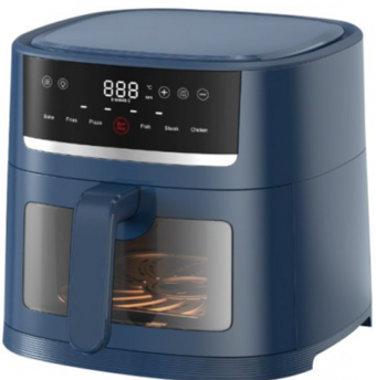 Smartmi Cook Master-S AF-4002-A Airfryer 4 lt Tek Hazneli Yağsız Sıcak Hava Fritözü Mavi
