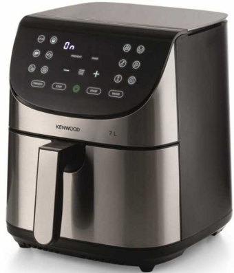 Kenwood HFM80.000SS XXXL Airfryer 7 lt Tek Hazneli Yağsız Sıcak Hava Fritözü Inox
