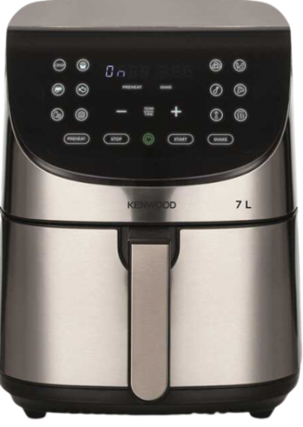 Kenwood HFM80.000SS XXXL Airfryer 7 lt Tek Hazneli Yağsız Sıcak Hava Fritözü Inox