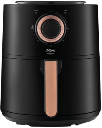 Arzum Airtasty AR2062-B Airfryer 4 lt Tek Hazneli Yağsız Sıcak Hava Fritözü Bakır