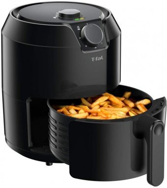 Tefal Easy Fry EY2018 (EY2018) Airfryer 4.2 lt Tek Hazneli Izgara Yapan Yağsız Sıcak Hava Fritözü Siyah