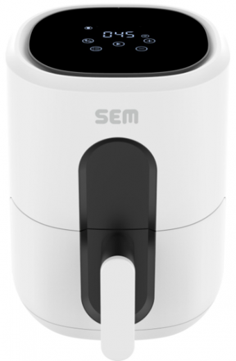 Sem SC306 Airfryer 3.5 lt Tek Hazneli Yağsız Sıcak Hava Fritözü Siyah