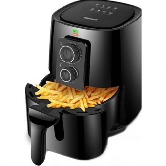 Goldmaster Vital GM-7477 Airfryer 3 lt Tek Hazneli Yağsız Sıcak Hava Fritözü Siyah