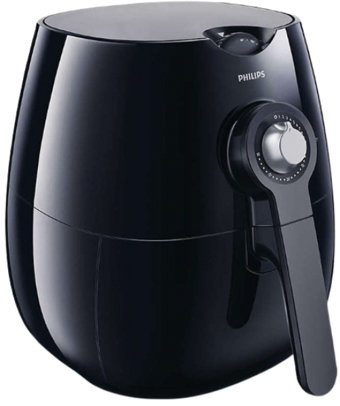 Philips HD9220/20 Airfryer Tek Hazneli Izgara Yapan Yağsız Sıcak Hava Fritözü Siyah