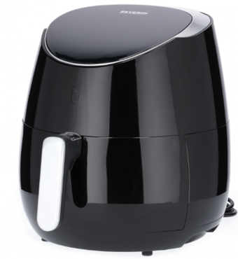 Severin 2445 XXL Airfryer 5 lt Tek Hazneli Led Ekranlı Yağsız Sıcak Hava Fritözü Siyah