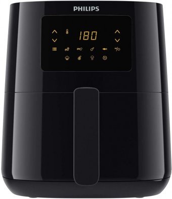 Philips 3000 Series L HD9252/90 Airfryer 4.1 lt Tek Hazneli Izgara Yapan Led Ekranlı Yağsız Sıcak Hava Fritözü Siyah
