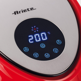 Ariete 4618 Airfryer 5.5 lt Tek Hazneli Yağsız Sıcak Hava Fritözü Kırmızı