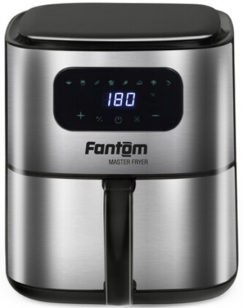 Fantom Master AF5000 (Inox) (7 CN 001 03-I) Airfryer 4.5 lt Tek Hazneli Yağsız Sıcak Hava Fritözü Inox