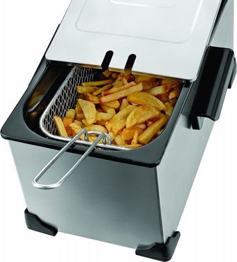 Sinbo SDF-3827 3 lt Tek Hazneli Yağlı Fritöz Gümüş