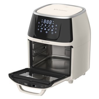 Yasomi Y88 XXL Oven Airfryer 8 lt Tek Hazneli Sıcak Hava Fritözü Gümüş