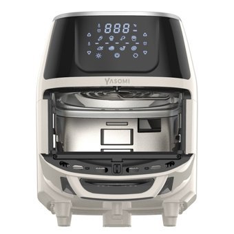 Yasomi Y88 XXL Oven Airfryer 8 lt Tek Hazneli Sıcak Hava Fritözü Gümüş