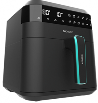 Cecotec Experience 6000 (04339) Airfryer 6 lt Tek Hazneli Led Ekranlı Yağsız Sıcak Hava Fritözü Siyah