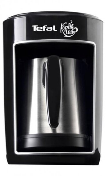 Tefal Köpüklüm Pro Çelik Tek Hazneli Otomatik 4 Fincan Akıllı Siyah Türk Kahvesi Makinesi