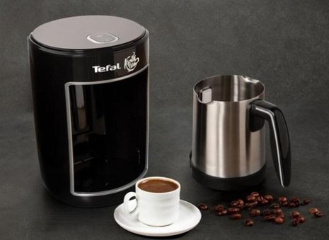 Tefal Köpüklüm Pro Çelik Tek Hazneli Otomatik 4 Fincan Akıllı Siyah Türk Kahvesi Makinesi