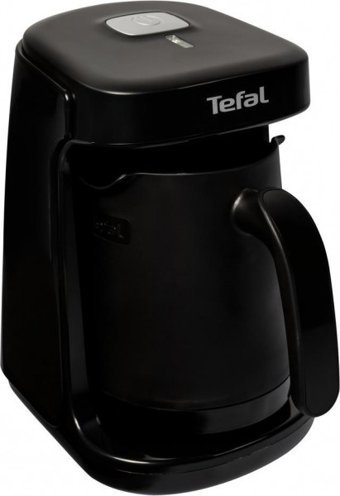Tefal CM8111 Köpüklüm Compact Tek Hazneli Otomatik 280 ml Su Hazneli 4 Fincan Közde Kahve Tadında Akıllı Siyah Türk Kahvesi Makinesi