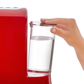 Korkmaz Kahvekolik Aqua A862 Tek Hazneli Otomatik 1200 ml Su Hazneli 4 Fincan Közde Kahve Tadında Akıllı 700 W Kırmızı Türk Kahvesi Makinesi