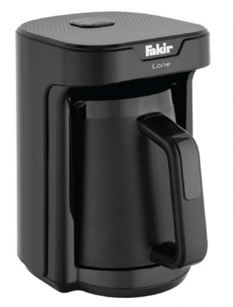 Fakir Lone Tek Hazneli 180 ml Su Hazneli 4 Fincan 535 W Siyah Türk Kahvesi Makinesi