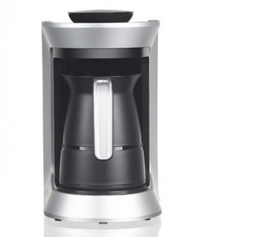 Arnica Köpüklü Pro Tek Hazneli Otomatik 300 ml Su Hazneli 4 Fincan Közde Kahve Tadında 650 W Gümüş Türk Kahvesi Makinesi