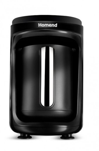 Homend Pottoman Tek Hazneli Otomatik 300 ml Su Hazneli 5 Fincan Közde Kahve Tadında 535 W Siyah-Krom Türk Kahvesi Makinesi