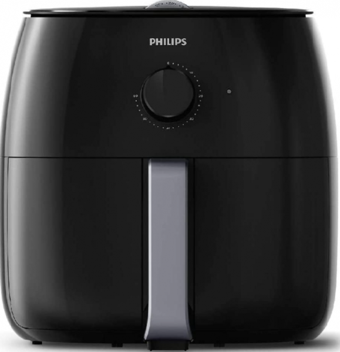 Philips Viva Collection HD9630/90 Airfryer 7.3 lt Tek Hazneli Izgara Yapan Yağsız Sıcak Hava Fritözü Siyah