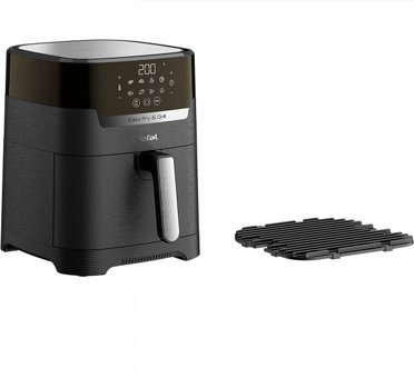 Tefal Easy Fry & Grill Precision (EY5058) Airfryer 4.2 lt Tek Hazneli Izgara Yapan Yağsız Sıcak Hava Fritözü Siyah