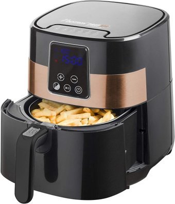 Bestron AAF 7003 Airfryer 4 lt Tek Hazneli Yağsız Sıcak Hava Fritözü Bakır