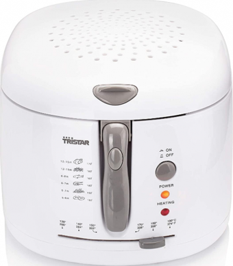 Tristar FR-6904 2.5 lt Tek Hazneli Yağlı Fritöz Beyaz