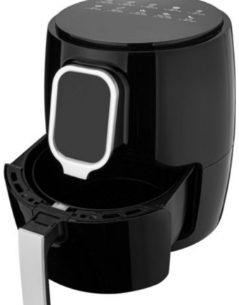 Bambum Hava Ustası XXL Airfryer 5.2 lt Tek Hazneli Yağsız Sıcak Hava Fritözü Siyah