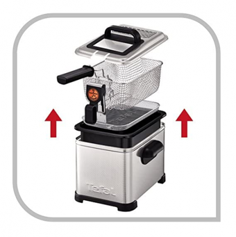 Tefal FR5101 3 lt Tek Hazneli Yağlı Fritöz Gümüş