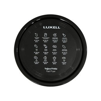 Luxell LX-FC5937 Airfryer 5.5 lt Tek Hazneli Sıcak Hava Fritözü Gold