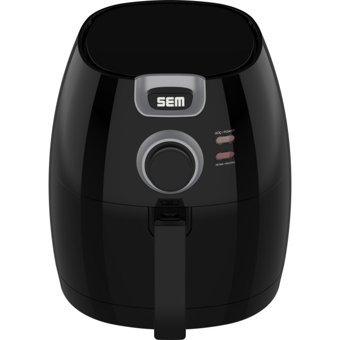 Sem Aircook SC301 Airfryer 5 lt Tek Hazneli Izgara Yapan Led Ekranlı Yağsız Sıcak Hava Fritözü Siyah