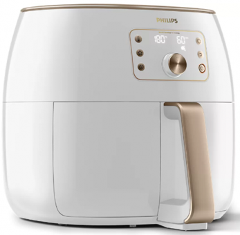 Philips Premium XXL HD9870/20 Airfryer 7.3 lt Tek Hazneli Izgara Yapan Led Ekranlı Yağsız Sıcak Hava Fritözü Beyaz