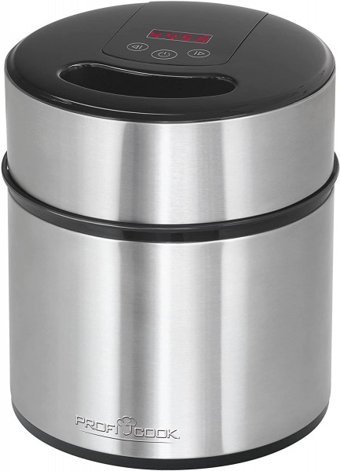 Profi Cook PC-ICM 1140 12 W Sorbe Yapan ve Dondurulmuş Yoğurt Yapan Inox Dondurma Makinesi