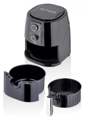 Taç Food Multi (TAC-7850) Airfryer 5.5 lt Tek Hazneli Yağsız Sıcak Hava Fritözü Siyah
