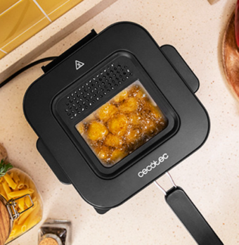 Cecotec CleanFry Advance 1500 1.5 lt Tek Hazneli Yağlı Fritöz Siyah