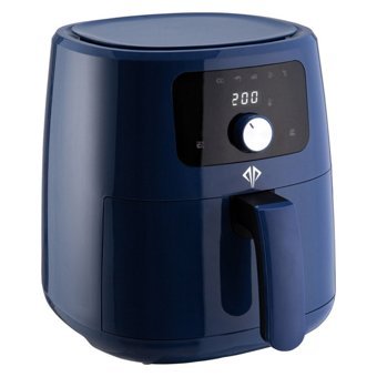 Trident TAFF400 Airfryer 6 lt Tek Hazneli Led Ekranlı Yağsız Sıcak Hava Fritözü Lacivert